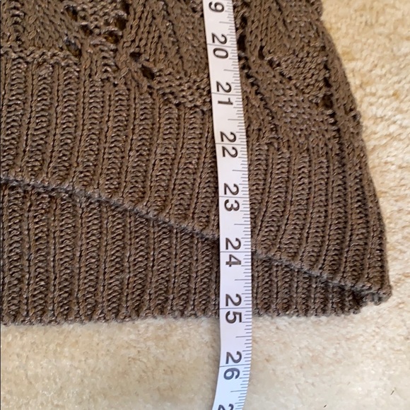 🥭 (4 for $15) Willi Smith Brown Knit Sweater - Picture 4 of 7